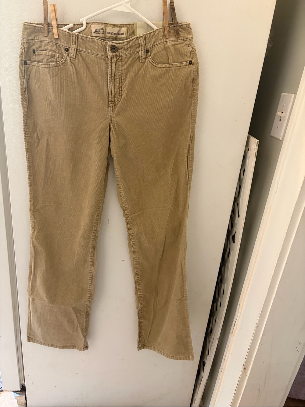 LOFT Women’s Tan Bootcut Corduroy Jeans NWT